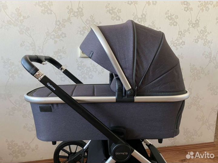 Коляска carello optima 2 в 1 iron gray