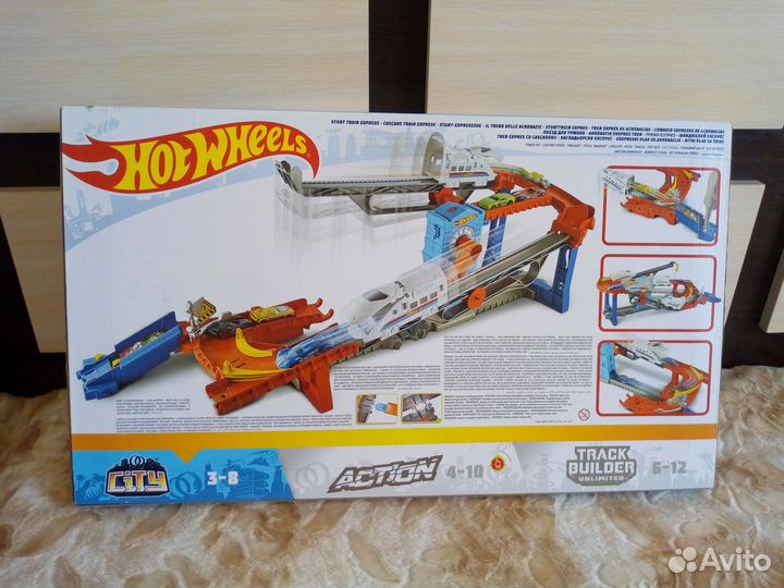 Новый Hot wheels Поезд-экспресс GRW38 Оригинал