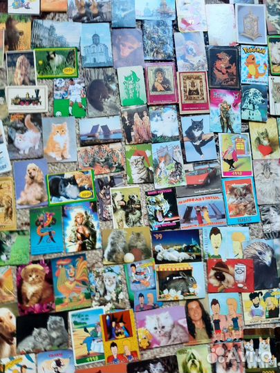 Карманные календарики от 80 до 00х годов