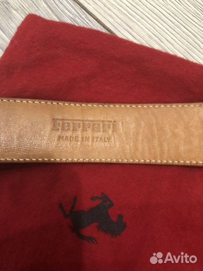 Фирменный Ремень Ferrari Оригинал
