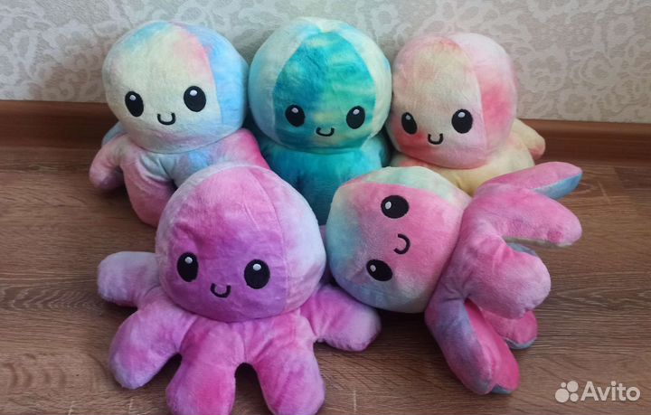 Мягкая игрушка осьминог антистресс