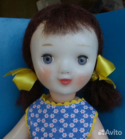Редкая паричковая кукла пластмасса СССР разные