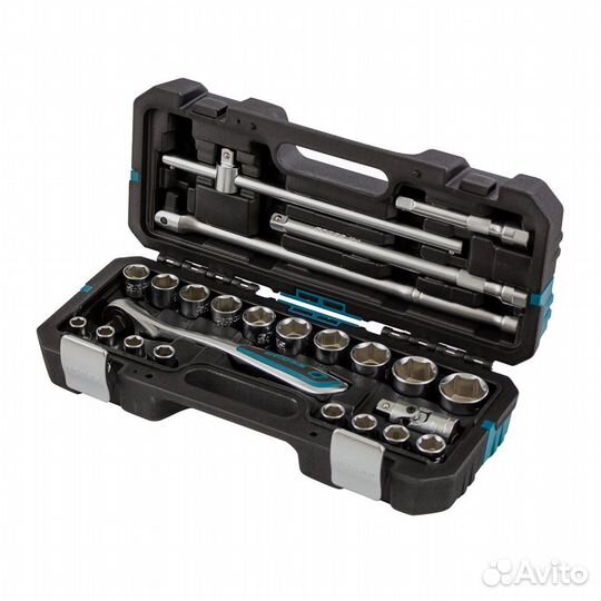 Набор инструментов 24 предмета, 120 зубьев, CrV, 1