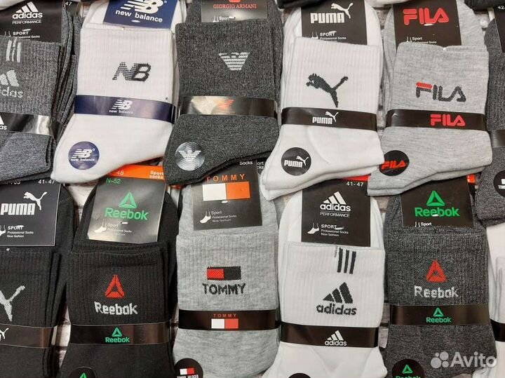 Носки Nike Adidas Puma Reebok