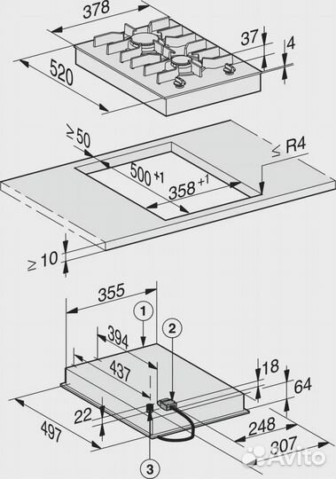 Газовая плита Miele CS 7102-1 FL