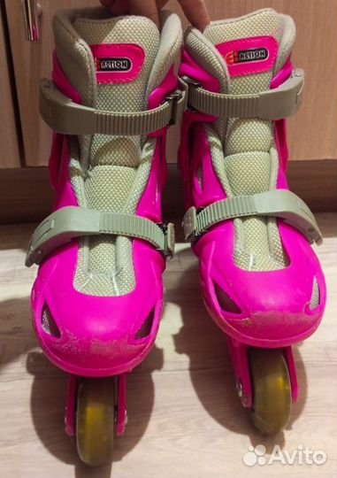 Ролики детские для девочек, размер 33-36