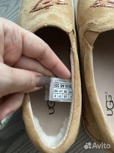 Слипоны UGG оригинал новые 37 р