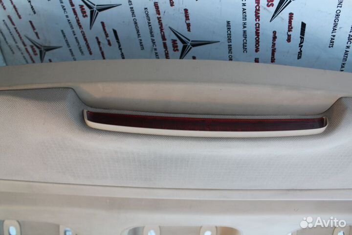 Полка со шторкой беж кожа w220 Mercedes