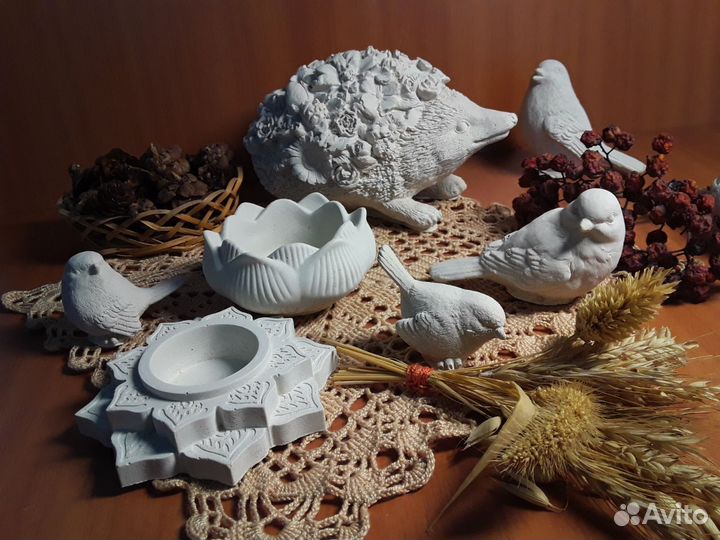 Декор для сада и дома. Изделия из бетона