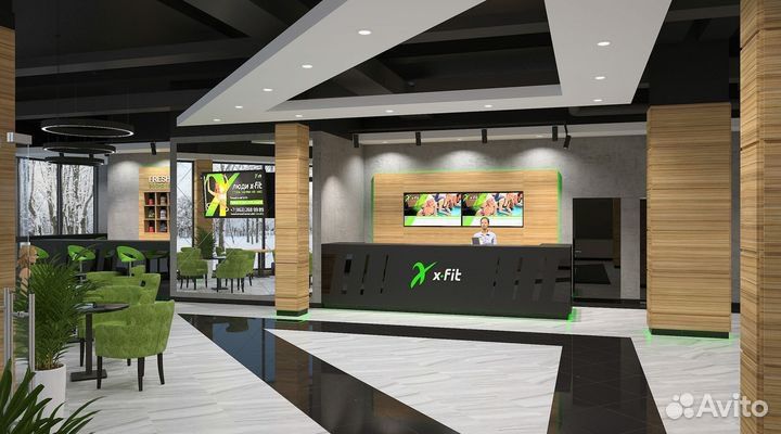 Абонемент в фитнес клуб x-fit premium