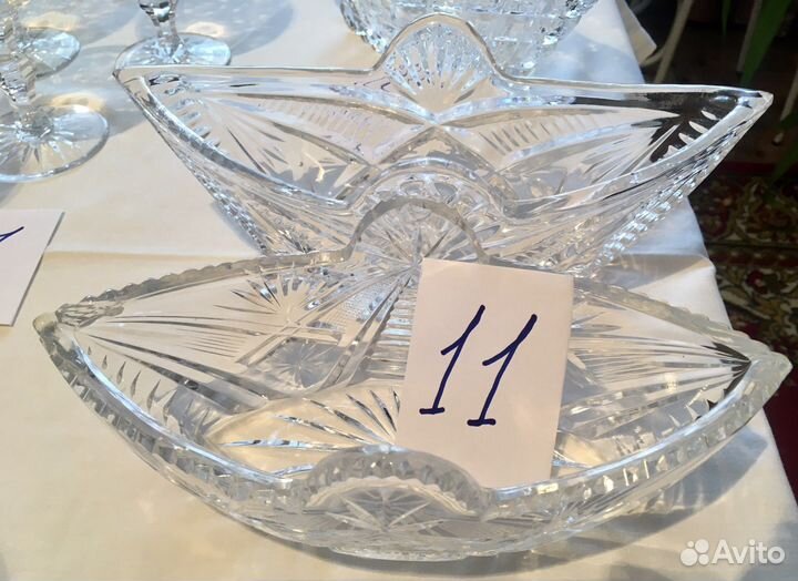 Хрустальная ваза- 