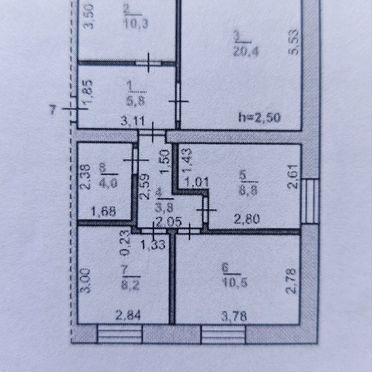 4-к. квартира, 80 м², 4/5 эт.