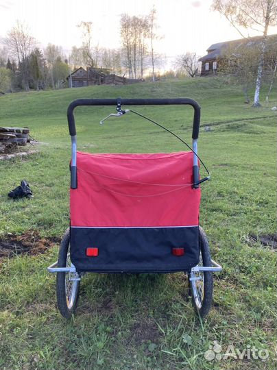 Детский велоприцеп