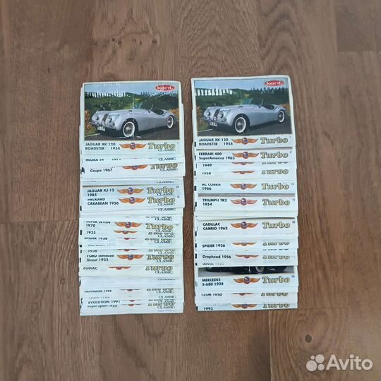 Вкладыши от жвачек Turbo