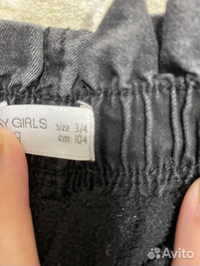 Джинсы для девочки 104