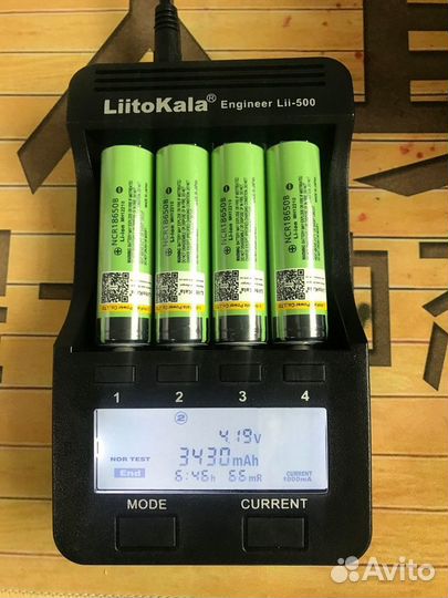 Оригинальные Новые LiitoKala NCR18650B 3400мАч