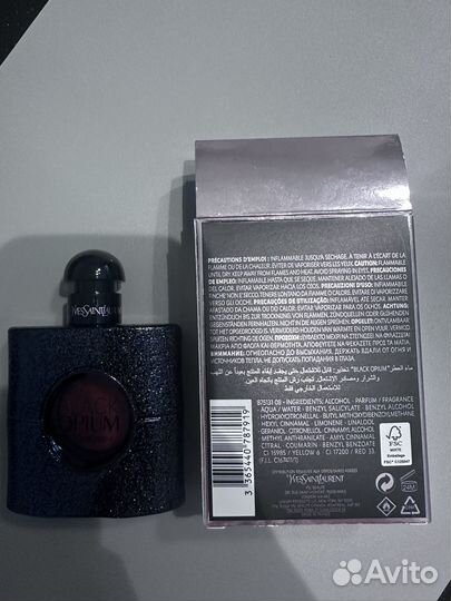 Yves Saint Laurent black opium оригинал из Европы