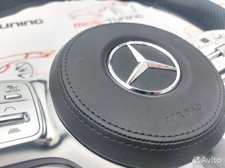 Руль Mercedes 63 AMG с рабочим ACC + подушка