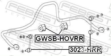 Стойка стабилизатора задняя 3023-HRR Febest