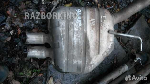 Задняя банка глушителя бмв