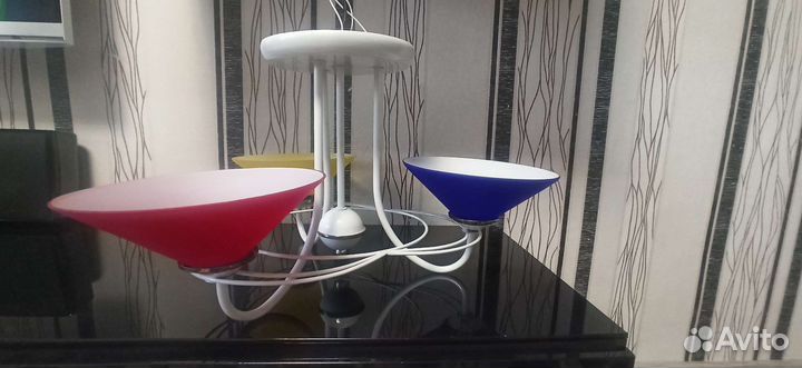 Люстра потолочная подвесная бу