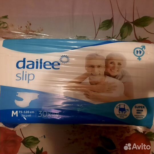 Памперсы для взрослых размер m по 30 штук