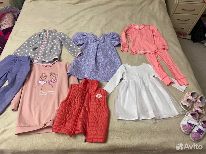 Пакет вещей для девочки 98