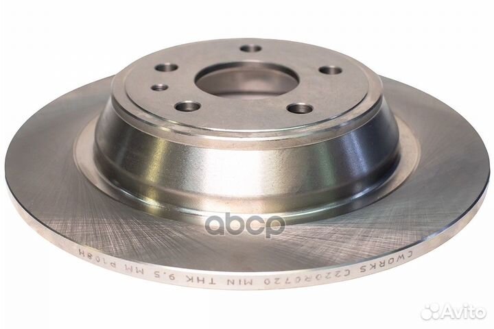 Диск тормозной задний, ford C220R0720 cworks