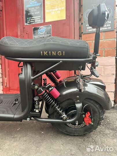 Электроскутер ikingi X7 PRO 60V20A 3000W+ аква