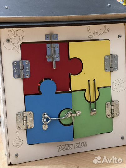 Бизиборд домик со светом