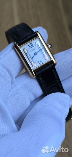 Часы Cartier Tank Vermeil оригинал