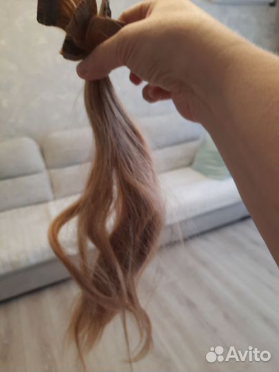 Накладные волосы на заколках