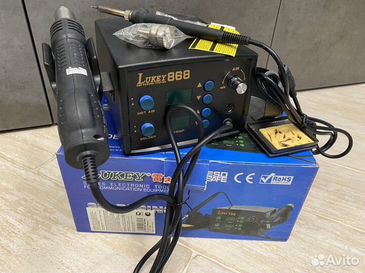 Паяльная станция lukey 868, 400 Вт