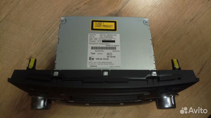 Toyota Highlander головное устройство от Panasonic