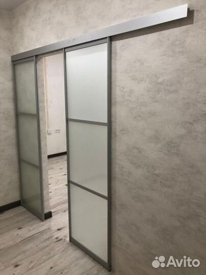 Раздвижная перегородка в спальню