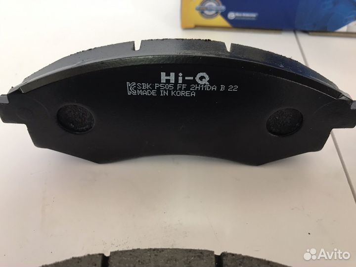 Колодки передние тормозные Hyundai Sonata 88-98