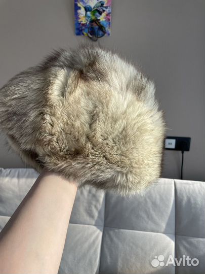 Шапка норковая,меха лисы и песца