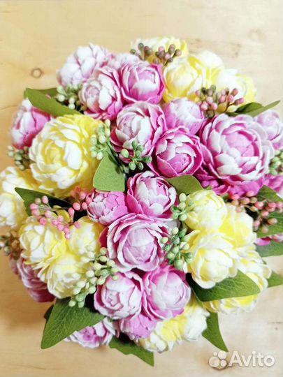 Букет из мыла ручной работы