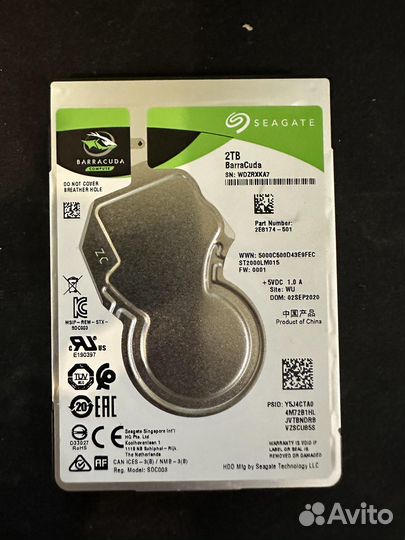 HDD 3.5 и 2.5 (жёсткий диск) в ассортименте