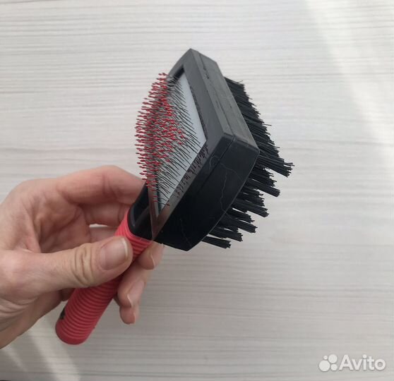 Дешеддер Двусторонняя щетка пуходерка