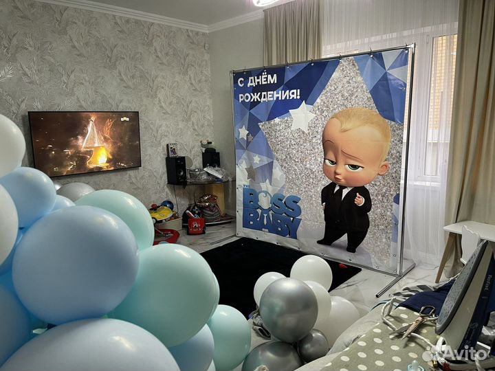 Аренда банера с днем рождения симба