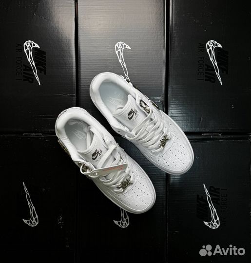 Кроссовки nike air force 1 low Molten Metal