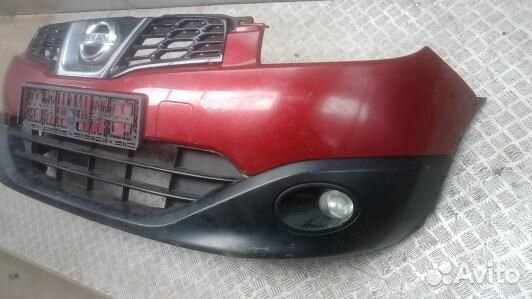 Бампер передний, nissan qashqai 2012