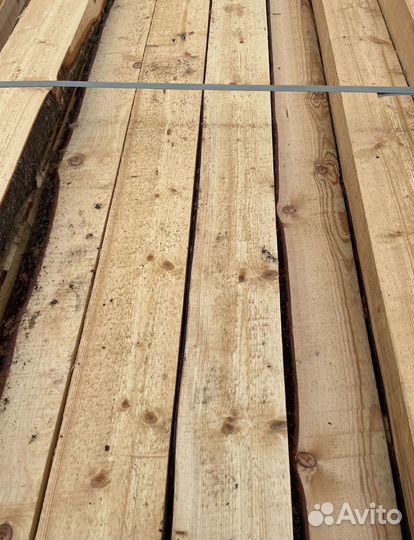 Доска обрезная сосна ель