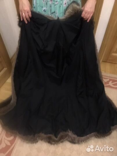 Шуба енотовая