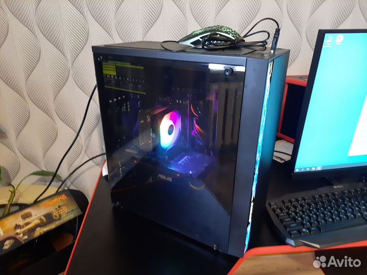 Игровой пк rx570 8 gb, xeon e5 2670 12 ядер, 16 gb