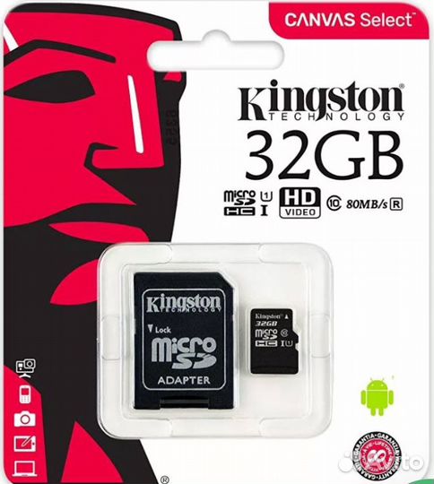 Карта Памяти 32 Гб micro sdhc Kingston Class