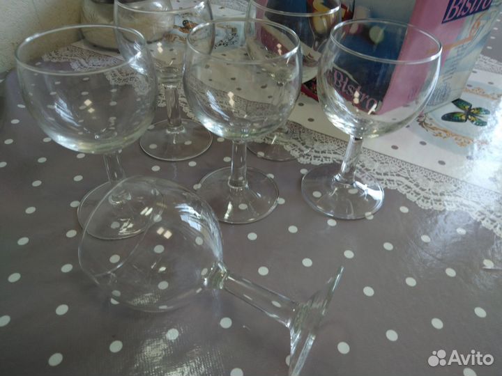 Новые фужеры в упаковке