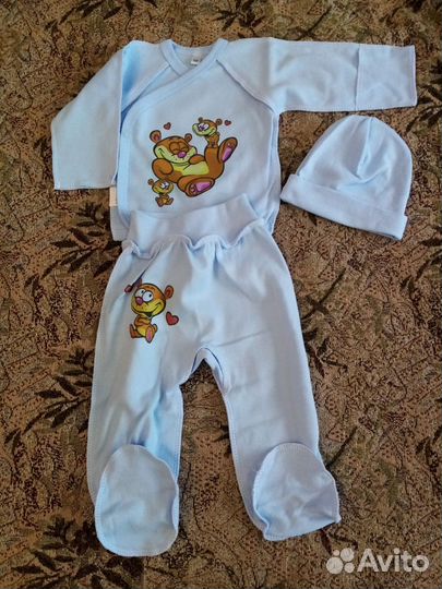 Костюм летний на мальчика рост 58-62