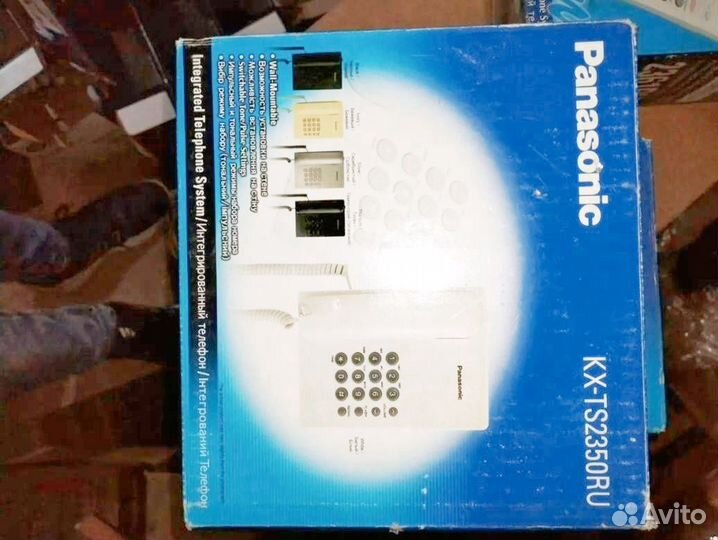 Телефон Panasonic проводной новый
